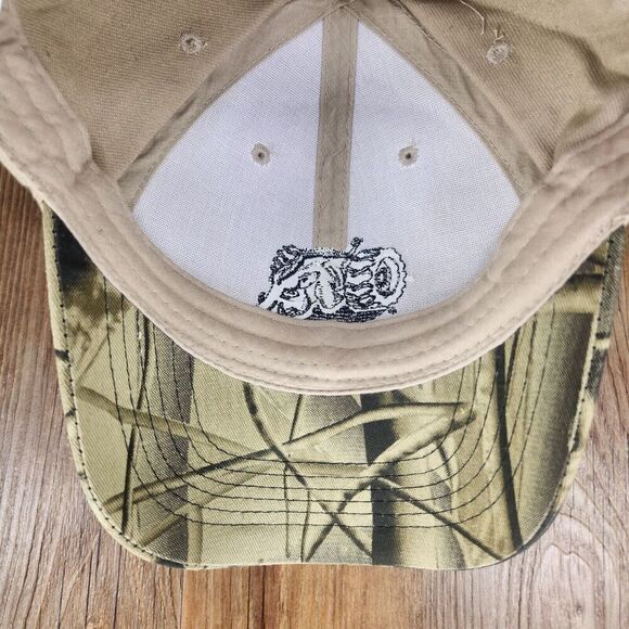 Mud Hog Hydraulic RWD Strapback Hat Cap Beige Green Camo Harvesting Brand Farmer - Picture 8 of 10